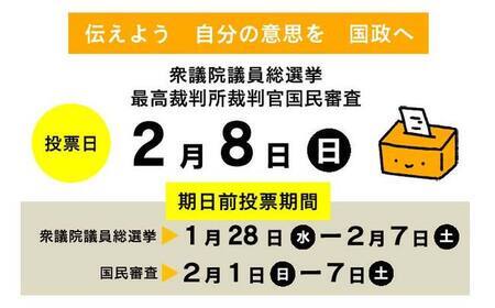 衆議院議員総選挙　選挙だより