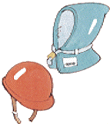 ヘルメット（防災ずきん）の画像