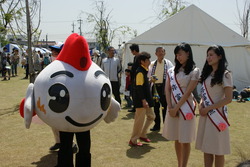 きんちゃんとミスの二人の写真