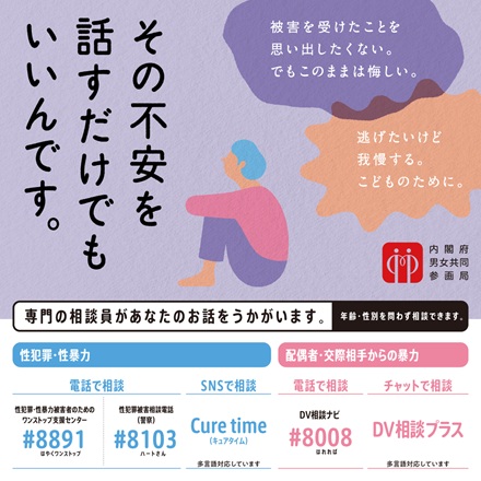 「女性に対する暴力をなくす運動」バナー画像