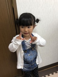 写真：はっとりめいさちゃん