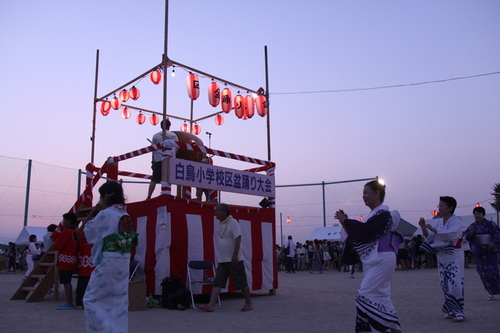 画像：各学区・地区盆踊り大会が行われました