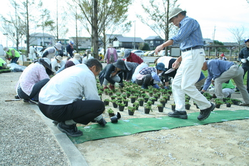 画像：芝桜植樹祭と釣り大会が同時開催されました！