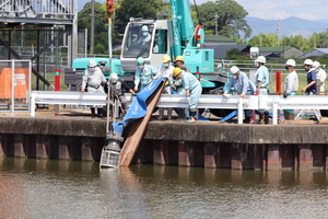 写真：建設部防災訓練