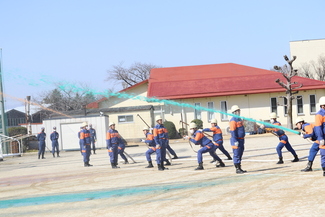 弥富市消防団観閲式