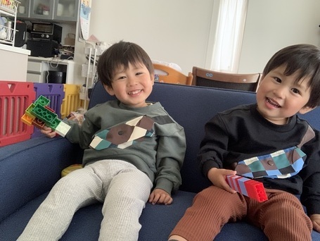 写真：ごとう　みなと・ひなとちゃん